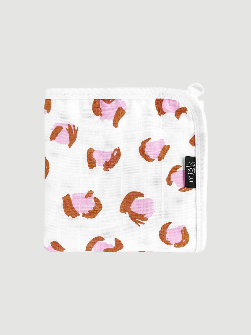 Муслиновое лёгкое одеяло Mjölk Леопард