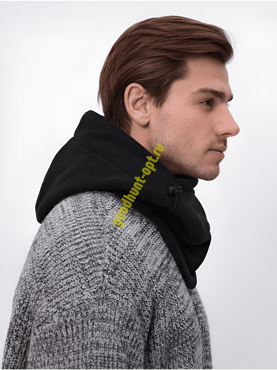 Тактическая балаклава зимняя шапка капор Черный