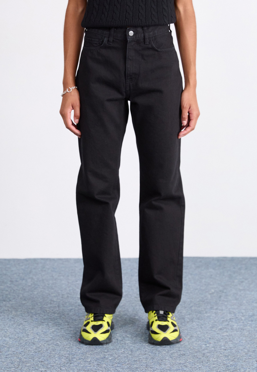 Carhartt WIP NOXON - Прямые джинсы - Чёрный