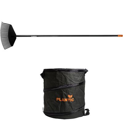 Промонабор грабли веерные Plantic Solid M+ Универсальный садовый мешок Plantic (S) 58л.