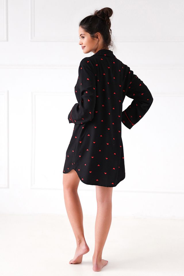 Сорочка с принтом Rolling in Love