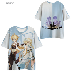 Футболка "Genshin Impact / Геншин - Итэр и Люмин"