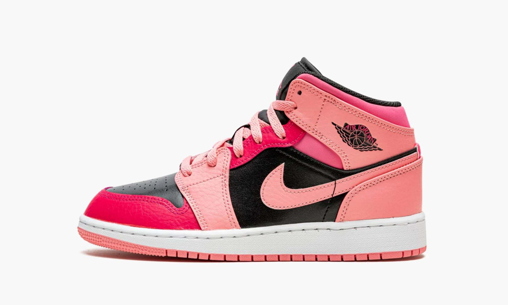 Air Jordan 1 Mid GS "Coral Chalk"