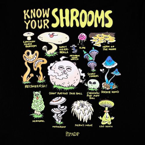 Лонгслив мужской Ripndip Know Ur Shrooms артикул:RNDSPR24141 - купить в магазине Дайс
