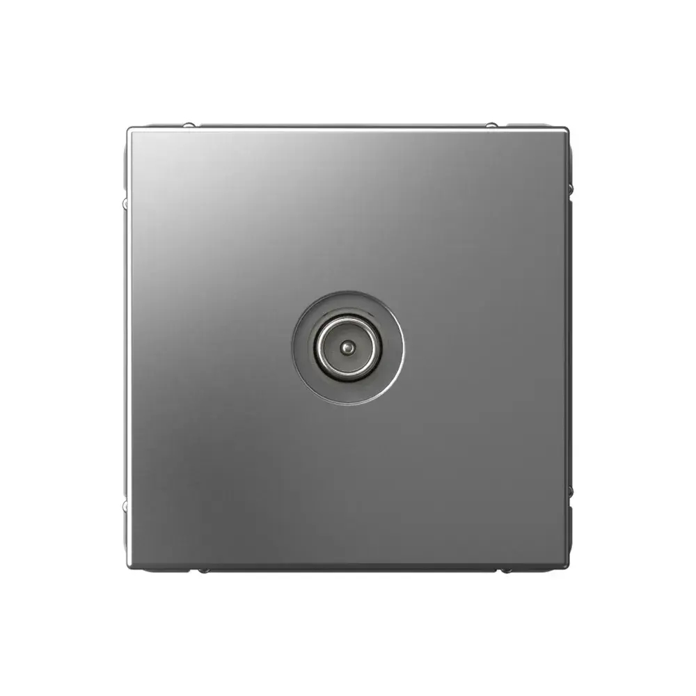 ARTGALLERY TV РОЗЕТКА проходная 4DB, механизм, СТАЛЬ