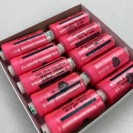 Нитки Dor Tak ярко-розовые цв.472