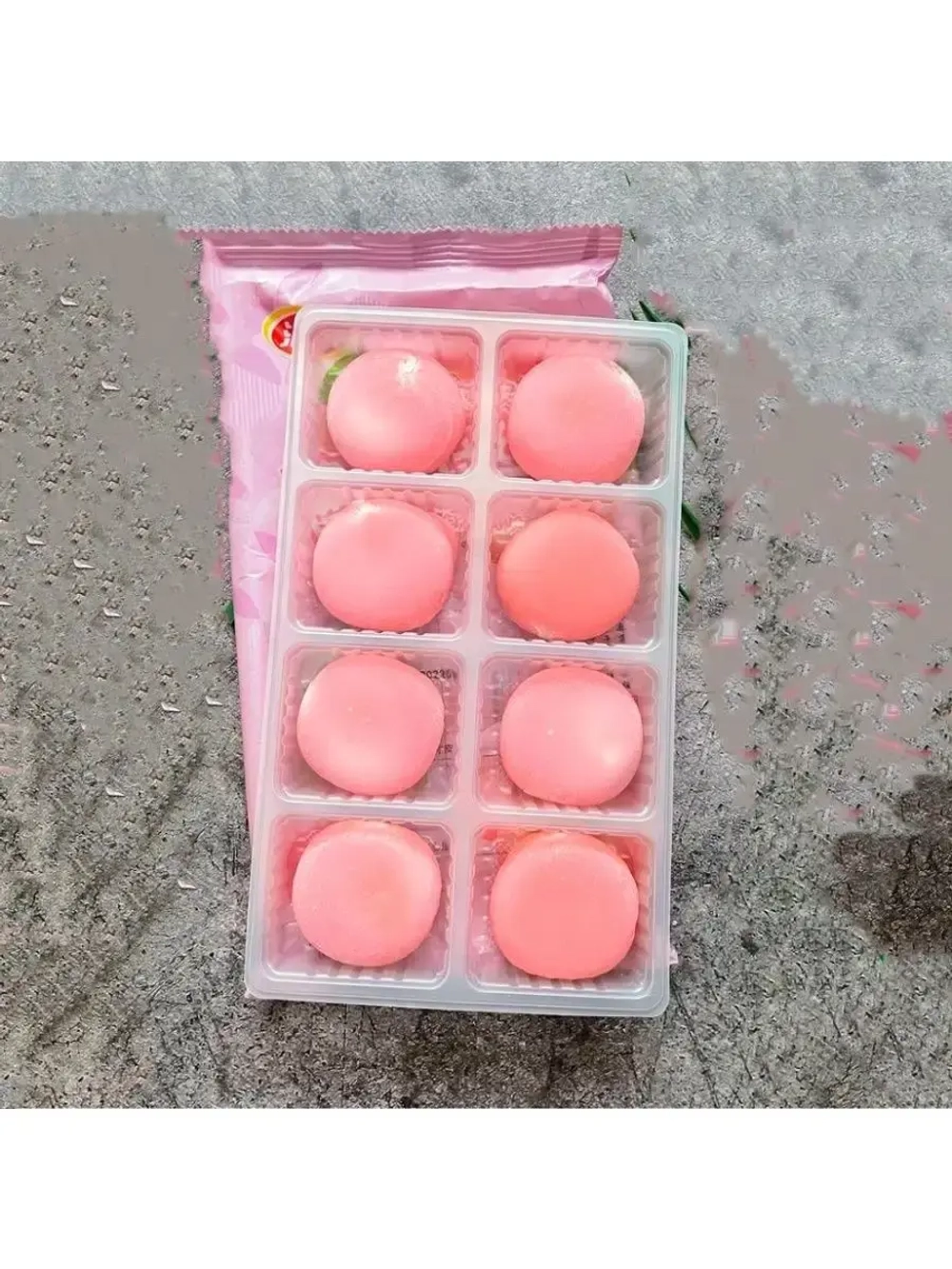 Рисовое пирожное Моти (Mochi, Мочи) со вкусом персика