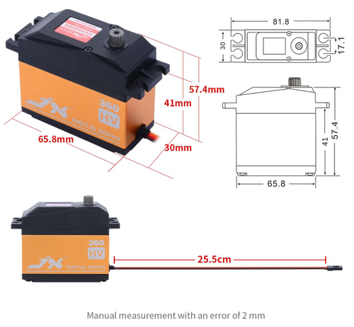 Сервопривод JX Servo PDI-HV2060MG HV Metal Gear digital