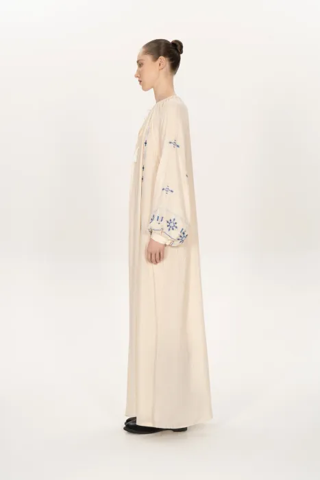 Платье длинное, разноцветное