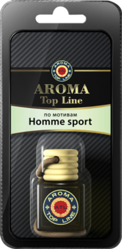 Aroma Top Line Ароматизатор в стеклянном флаконе Homme sport