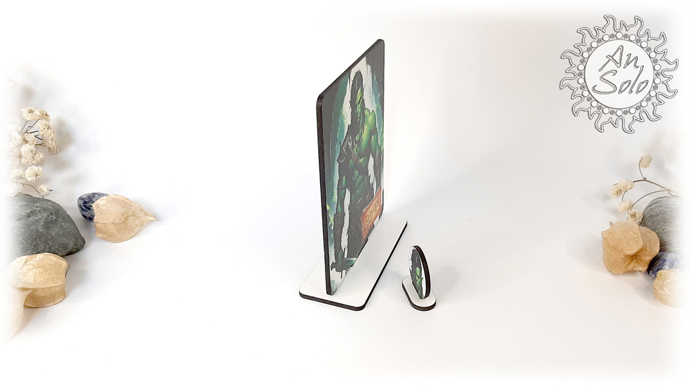 Мужской аватар Полуорк Воин для настольных игр, ДНД