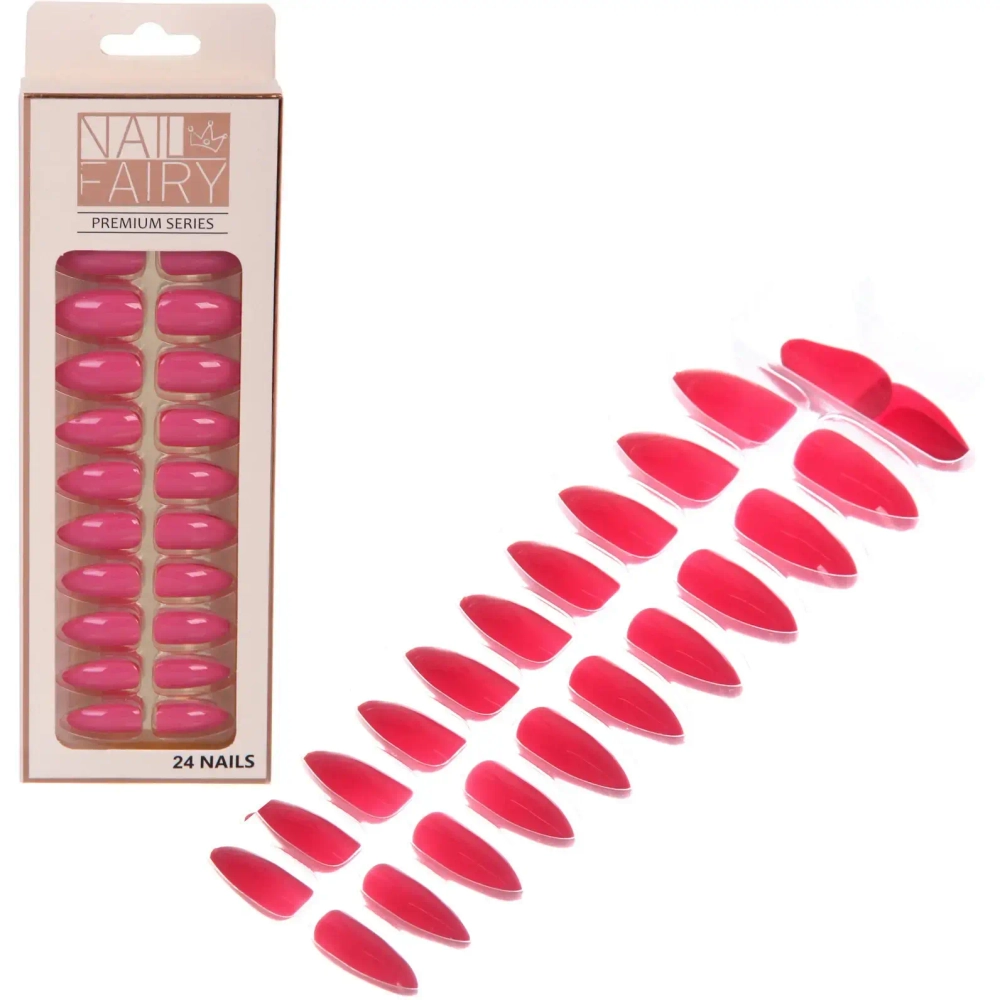 Ногти накладные на клеевых пластинах 24шт «ТЫПРЕКРАСНА!», цвет французская роза, длина 2.3см