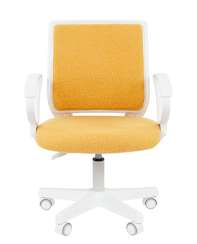 Кресло Chairman Kids 112 Россия ткань В лимон, белый пластик