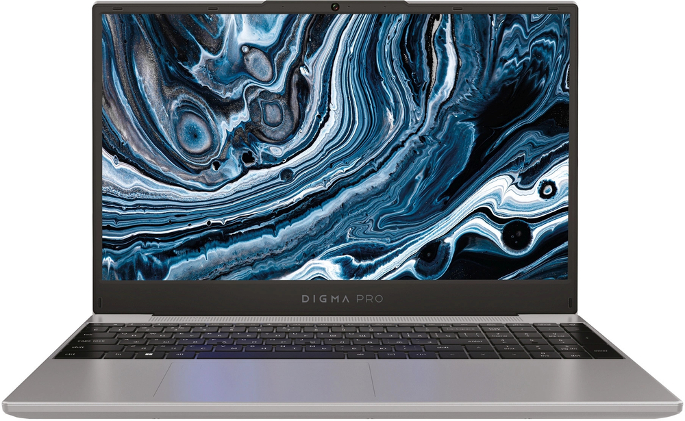 Ноутбук  Digma Pro Breve 15.6 ", Ryzen 7, 16 Гб RAM, 512 Гб SSD, Radeon RX Vega 8, Темно-серый