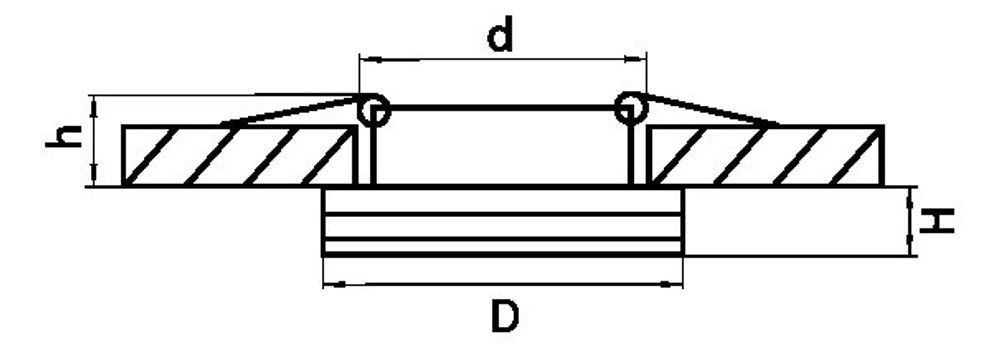 Встраиваемый светильник Lightstar Maturo 070264