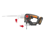 WORX WX550.1 аккумуляторный лобзик (2 x 2 Ач, ЗУ)