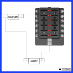 Блок предохранителей, 6 гнезд