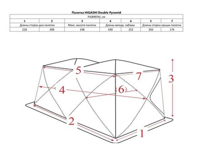 Палатка Higashi Double Pyramid