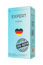 Презервативы Expert Ribbed ребристые №12