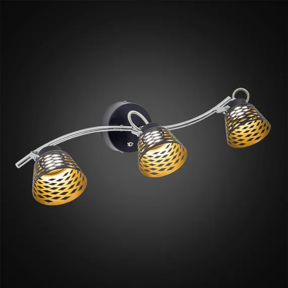 CL508532 Орегон Черный Св-к Наст-Потол, LED 3*5W