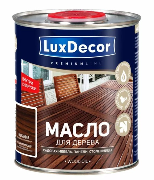 Масло для дерева LUX DECOR Premium 2,5 л тик