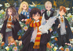 Pazl \ Puzzle \ Пазлы Puzzles - "1000 Premium Plus" - Harry Potter / Warner Harry Potter