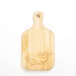 Доска разделочная из древесины сибирского кедра с гравировкой "Нет ничего невозможного". RD62