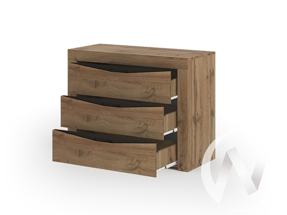 Комод 3 ящика Спальня Паола КМ 701