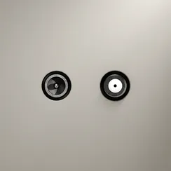 Розетка телевизионная встраиваемая VOLTUM S70 оконечная TV+SAT, (кашемир)