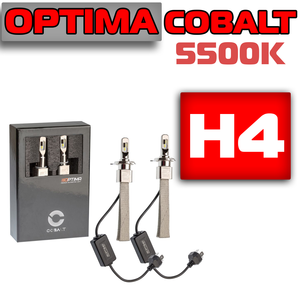 Светодиодная лампа Optima LED COBALT H4 (2шт)