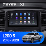 Teyes X1 9" для Mitsubishi L200 5 2018-2020