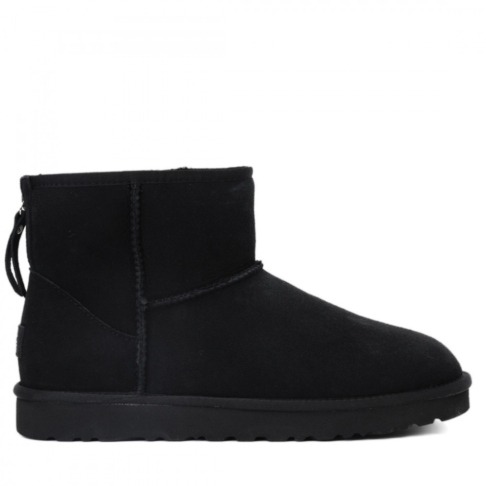 UGG Mens Classic Mini Zip II Black