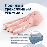 Игрушка Tufflove для собак Осьминог 34 см сиреневый