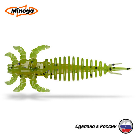 Силиконовая приманка "Minoga" ULTRA 2,5"(7шт) 64мм, 1,73гр, цвет 022