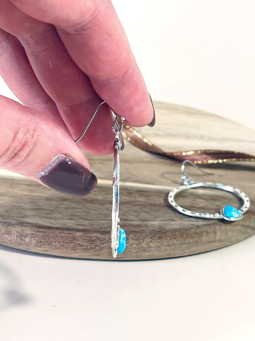 Серьги винтажные Древний Египет