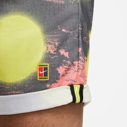 Мужские теннисные шорты Nike Dri-FIT Heritage Print Tennis Shorts - volt