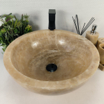 Раковина из оникса Bowl Yellow BO-64724 45*45*17 0200