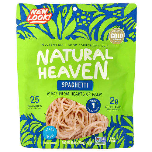 Natural Heaven, Hearts of Palm, спагетти, 255 г (9 унций)