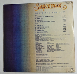 Винтажная виниловая пластинка LP Supermax Meets The Almighty (Germany 1981)
