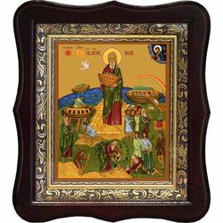 Ной праведный праотец. Икона на холсте.