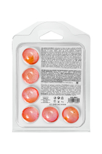 Массажное масло Secret Play Brazilian Balls тройной эффект 6 шт