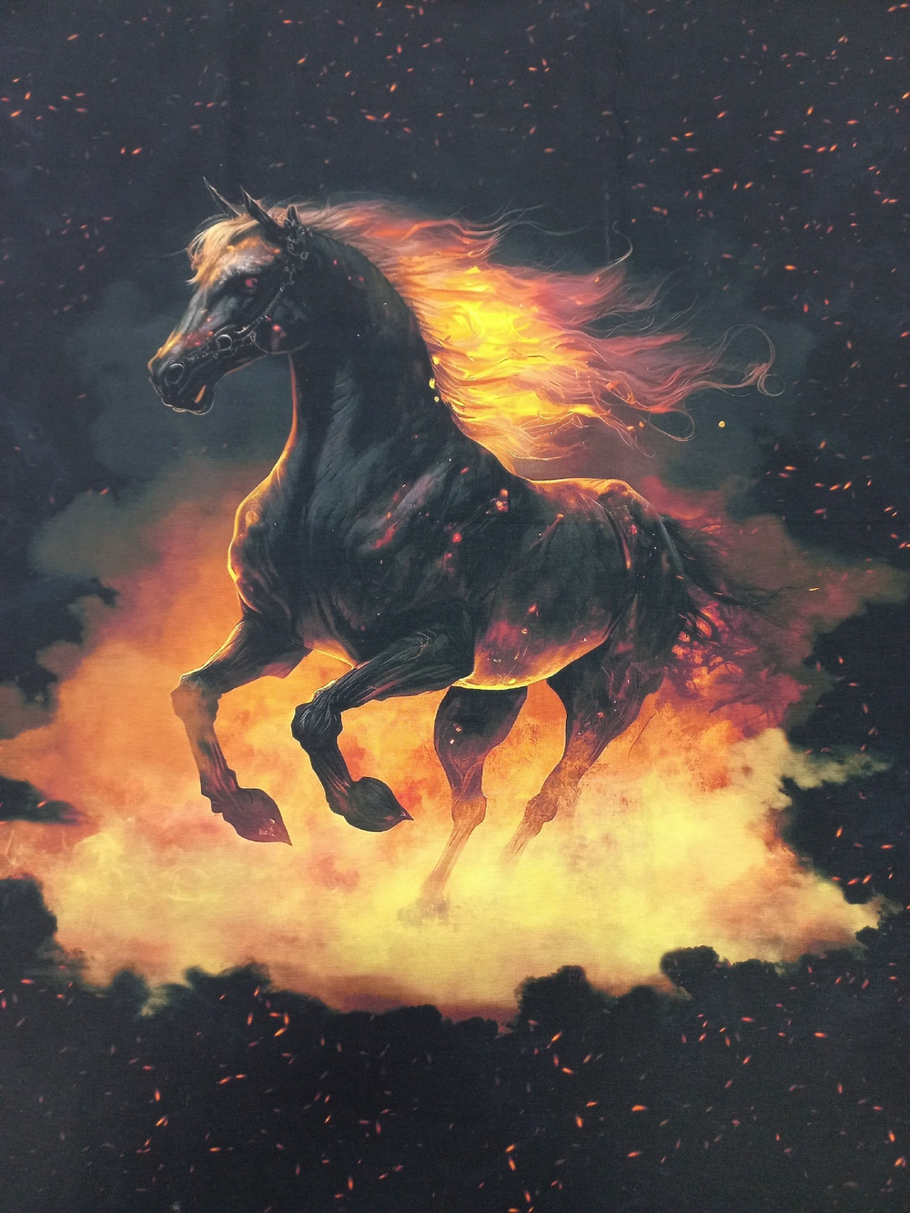 Кулирка Купон Лошадь с огненной гривой