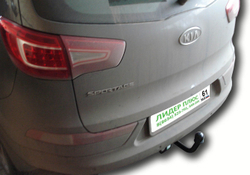 Фаркоп(прицепное) Лидер-Плюс для KIA SPORTAGE (SL) 2010-2016 / HYUNDAI IX 35 (LM) 2010-2015(паспорт и сертификат в комплекте)(без электрики)K112-A