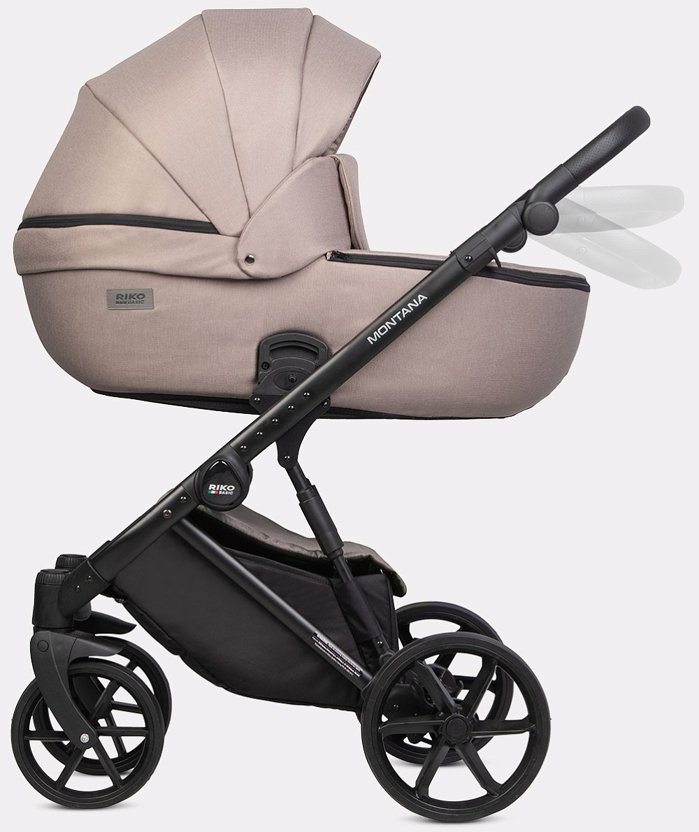 Детская коляска Riko Basic Montana 3 в 1 50 Beige (бежевый)