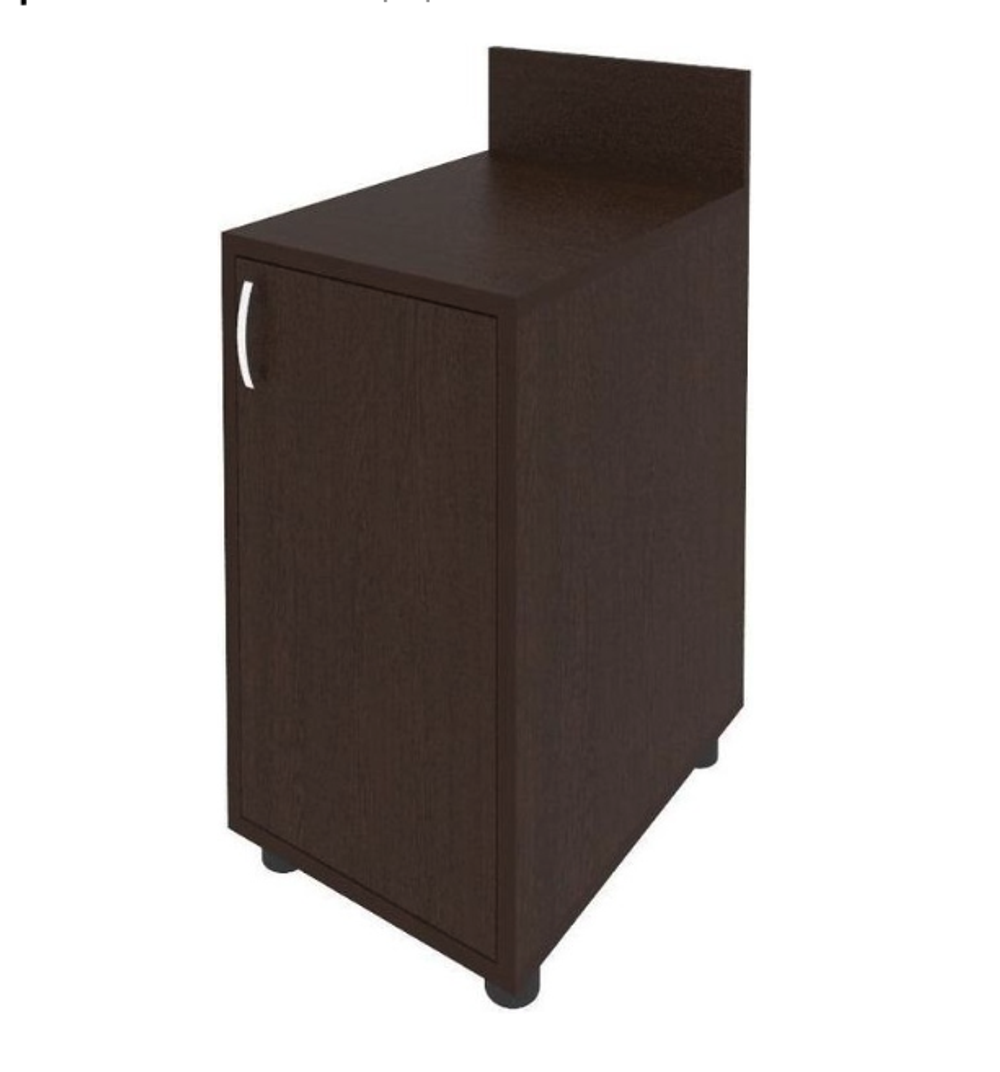 Тумба узкая с полкой и бортиком Light С-ТУ-40