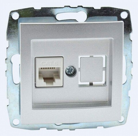 Розетка Ethernet RJ-45 без рамки Mono Electric Despina / Larissa 500-002105-125