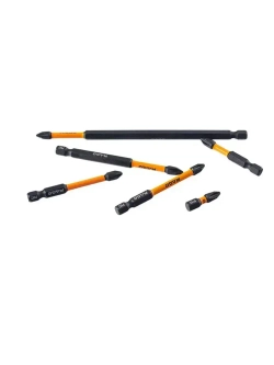 Набор бит торсионных IMPACT S2 PH2 х 25 мм 50 мм 65 мм 70 мм 90 мм 150 мм 6 шт RAGE