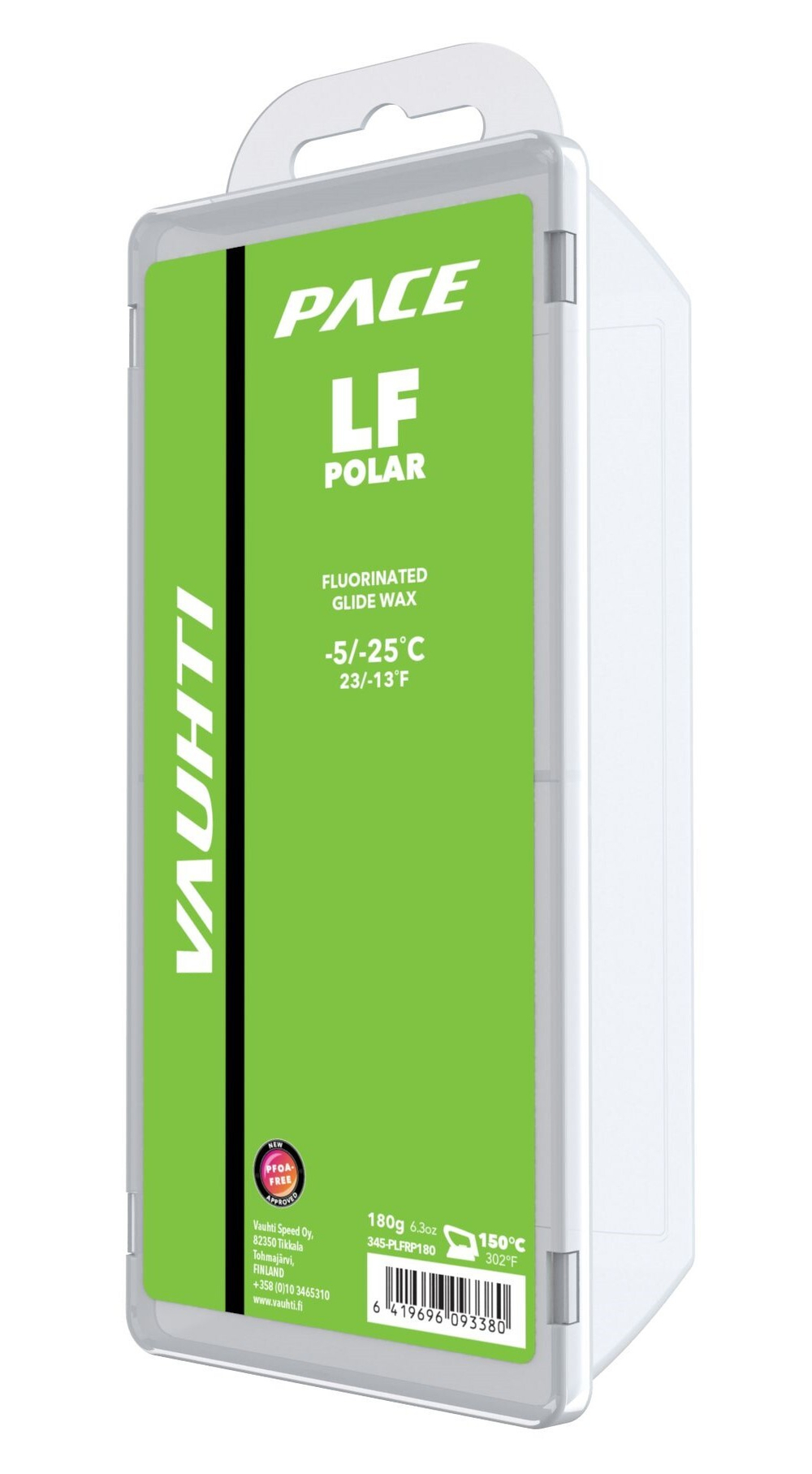 Парафин VAUHTI LF POLAR -5°C/-25°C,  EV345-PLFRP180