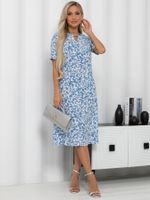 Платье Тоскана (бело-голубое) П15512-45М LT Collection