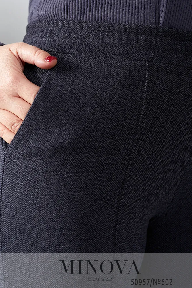 Брюки 602-черно-синий Minova